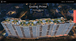 Desktop Screenshot of godrejprimechembur.ind.in