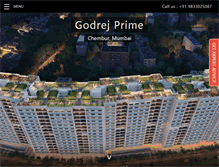 Tablet Screenshot of godrejprimechembur.ind.in